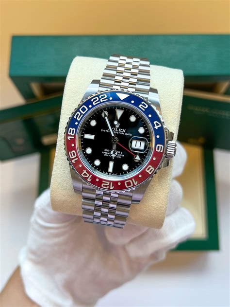 rolex pepsi acciaio|rolex gmt pepsi models.